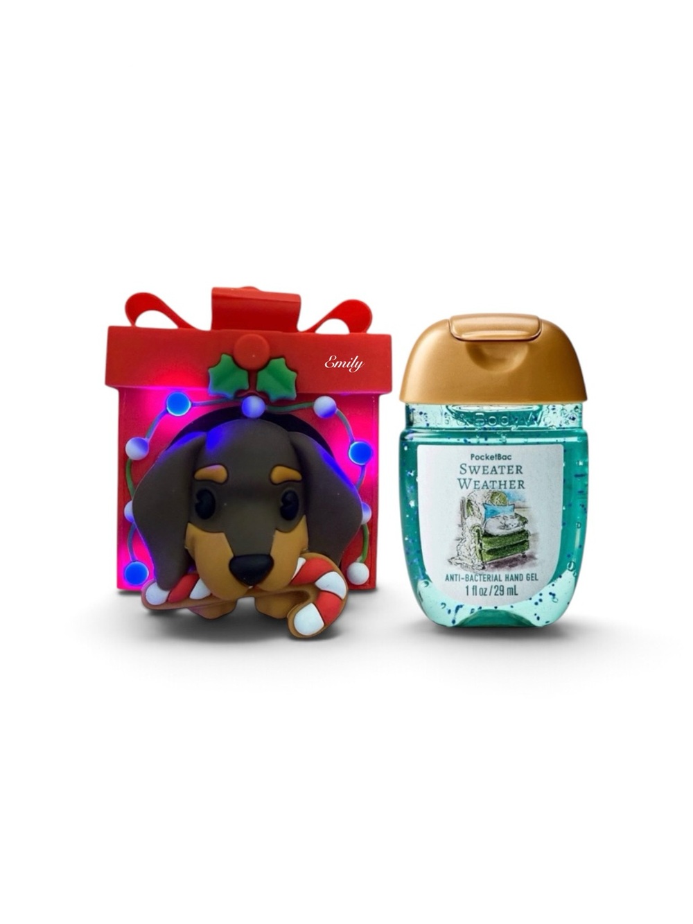 Bath & Body Works Light-Up Holiday Pup Present PocketBac Holder Set 2026